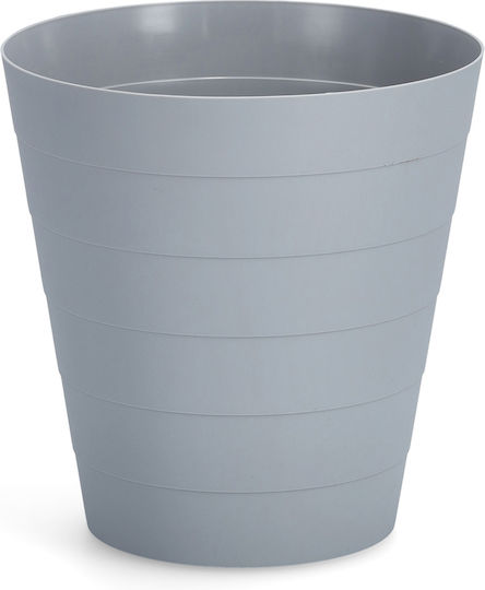 Waste Bin Waste Plastic Gray 13.5lt 1pcs