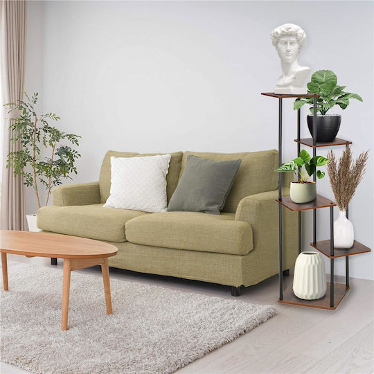 Pot Stand Metal Black 106cmx58cmcm.