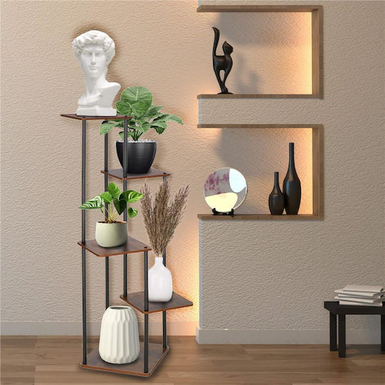 Pot Stand Metal Black 106cmx58cmcm.