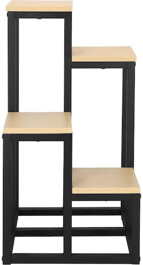 Blumentopfständer Metall Beige 34cmx34cmx68cmcm.