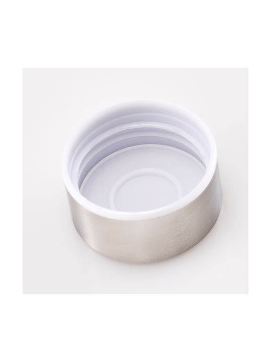 Bottle Water Glass with Screw Cap Transparent 500ml