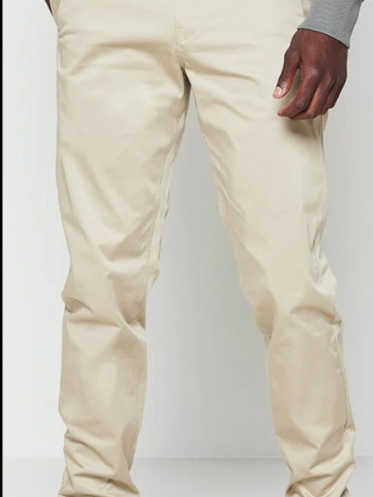 Chinois Men's Jeans Pants with Slim Fit Khaki