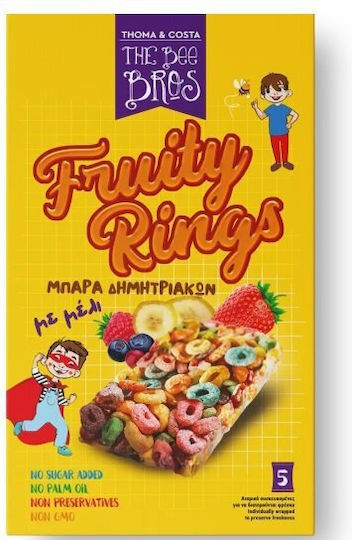 Cereal Bar Honey Fruit Pack 5x25g Bee Bros