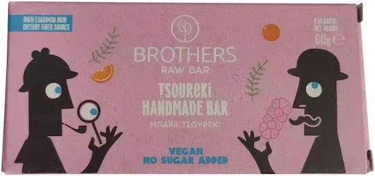Brothers Healthy Food Energy Bar / Nuts / Oat / Raw with Tsoureki 60gr