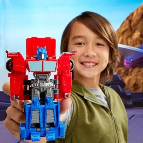 Φιγούρα Δράσης Earthspark 1-step Smash Changers Transformers Optimus Prime 10εκ.