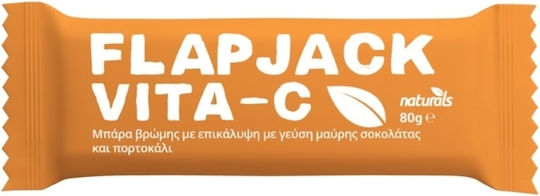 Naturals Μπάρα Βρώμης / Ενέργειας / Flapjack με Μαύρη Σοκολάτα & Πορτοκάλι 100gr