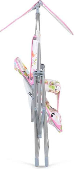 Moni Metal Kids Swing with Protector and Seat Belt Funny for 6+ Years Pink