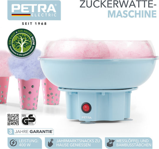 Petra Electric PT-2641 Candy Floss Maker 25cm Blue