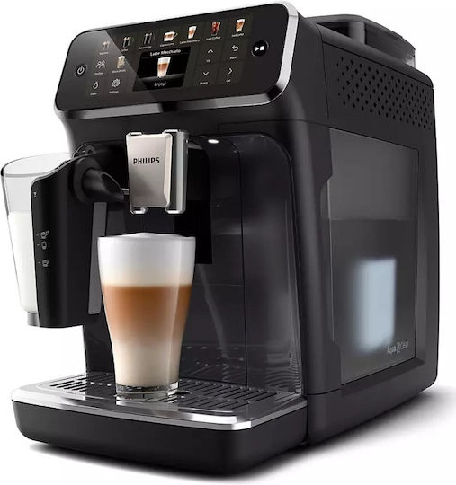 Philips Series 5500 Automatic Espresso Machine 1500W Pressure 15bar for Cappuccino with Grinder Black