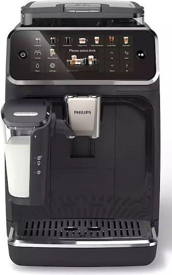 Philips Series 5500 Automatic Espresso Machine 1500W Pressure 15bar for Cappuccino with Grinder Black