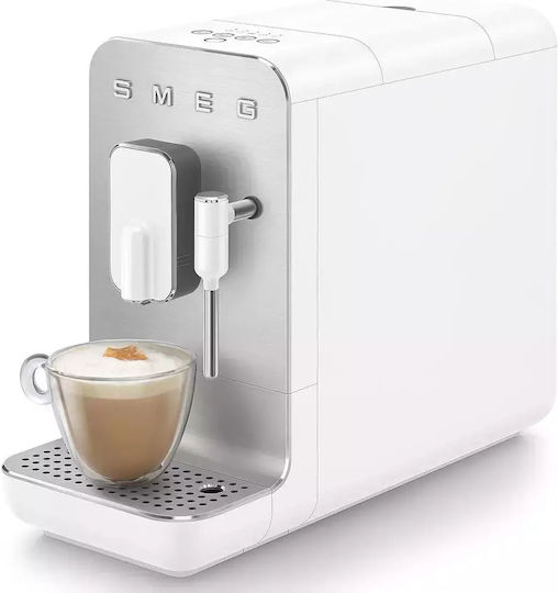 Smeg Collezione Automatische Espressomaschine 1350W Druckreiniger 19bar mit Mahlwerk Weiß BCC12WHMEU