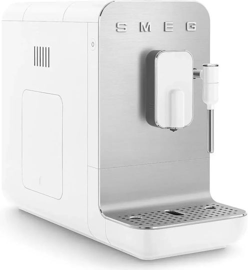 Smeg Collezione Automatische Espressomaschine 1350W Druckreiniger 19bar mit Mahlwerk Weiß BCC12WHMEU