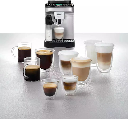 De'Longhi Magnifica Evo Next Automatische Espressomaschine 1450W Druckreiniger 15bar mit Kaffeemühle ECAM310.80.SB