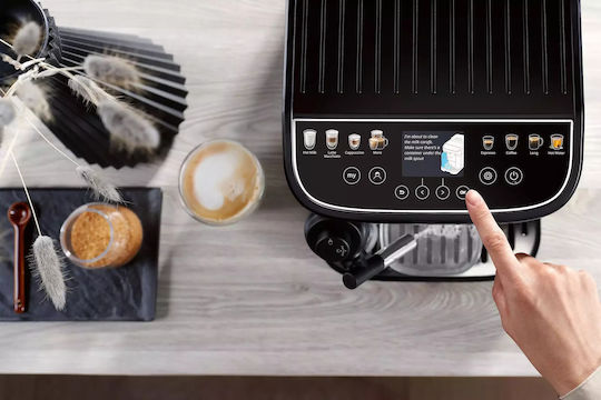 De'Longhi Magnifica Evo Next Automatische Espressomaschine 1450W Druckreiniger 15bar mit Kaffeemühle ECAM310.80.SB