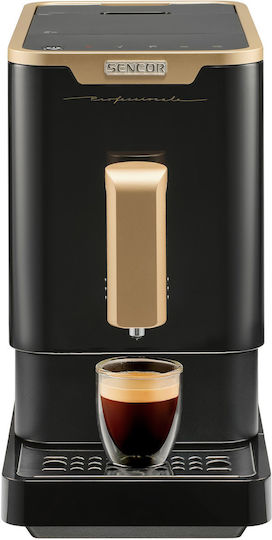 Sencor Automatische Espressomaschine 1470W Druck 19bar mit Mahlwerk Schwarz SES 7220BK
