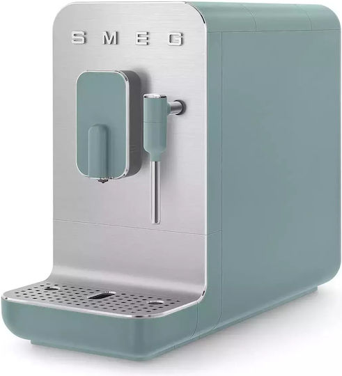 Smeg Μηχανή Espresso 1350W Πίεσης 19bar Πράσινη BCC12EGMEU