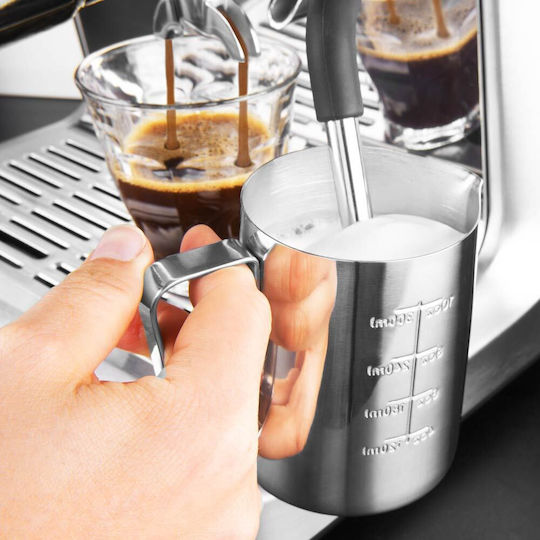 Gastroback Design Automatic Espresso Machine 3000W Pressure 15bar with Grinding Burrs Silver 42626