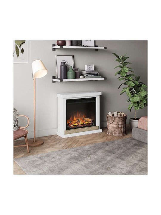 Tagu Hagen Wall Mounted Electric Fireplace 1500W White