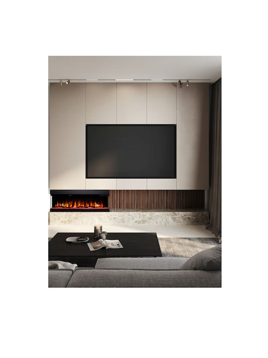 Hitense WXF700-SLIM3D-65 Стенен Електрически Камин 1600W 165x54.5см