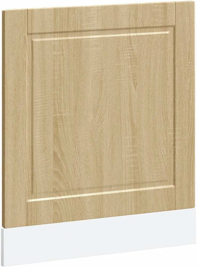 Vidaxl Панел за съдомиялна машина Porto Sonoma Oak 60x1.5x67 см