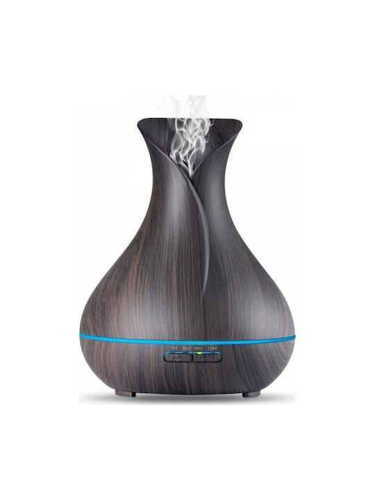 LED Aromatherapie-Diffusor Aroma mit Timer Braun 400ml HP-01
