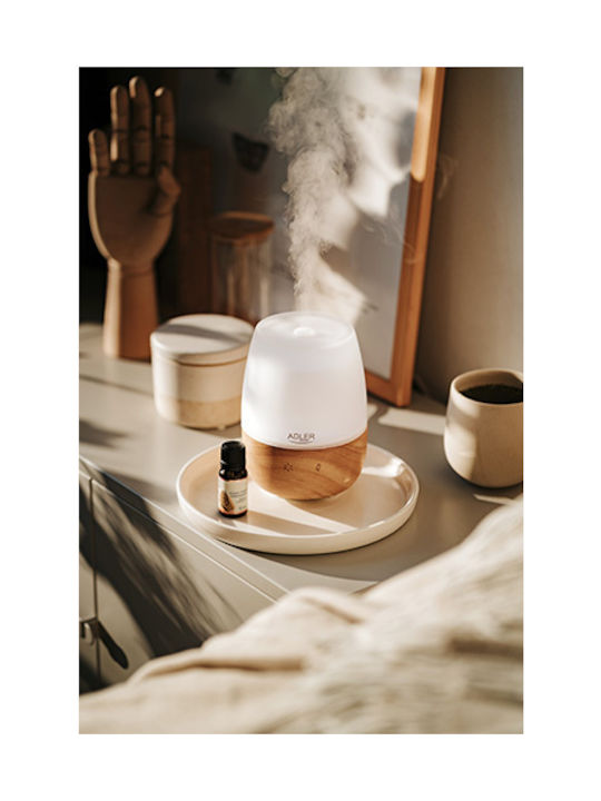 Adler Led Ultrasonic Aromatherapy Diffuser with Timer Multicolour 130ml AD 7967