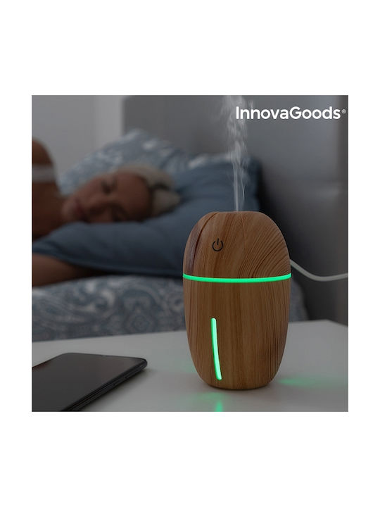 InnovaGoods LED Устройство за ароматерапия Ултразвуков Honey Pine Бежов 180мл V0101197
