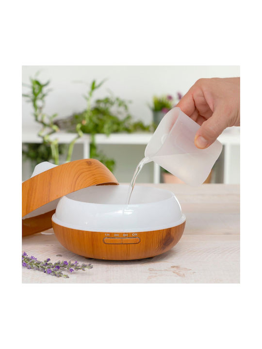 InnovaGoods Led Συσκευή Αρωματοθεραπείας Woodeneffect Πολύχρωμη