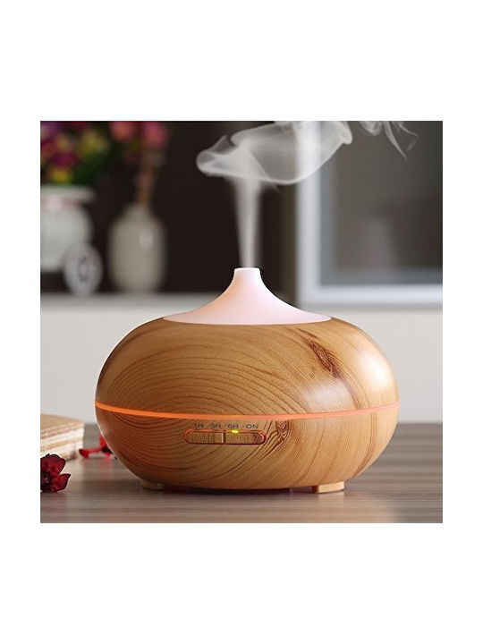Led Ultrasonic Aromatherapy Diffuser K-S4W2 Brown 200ml