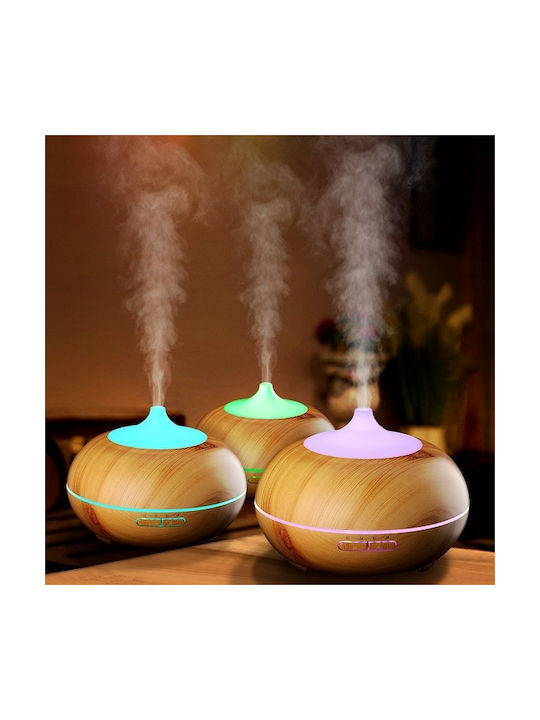 Led Ultrasonic Aromatherapy Diffuser K-S4W2 Brown 200ml
