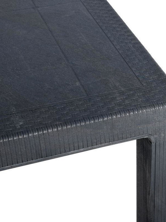 Tisch Stabil Baltic Anthracite 140x80x75cm