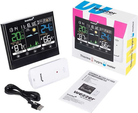 Levenhuk Wezzer 81389 Drahtlos Wetterstation Digital Tischplatte