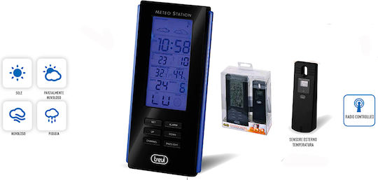 Trevi ME 3108 Drahtlos Wetterstation Digital Blau