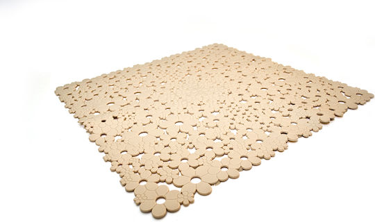 Dimitracas Octopus Fiore Shower Non-slip with Suction Cups Beige 54x54εκ.
