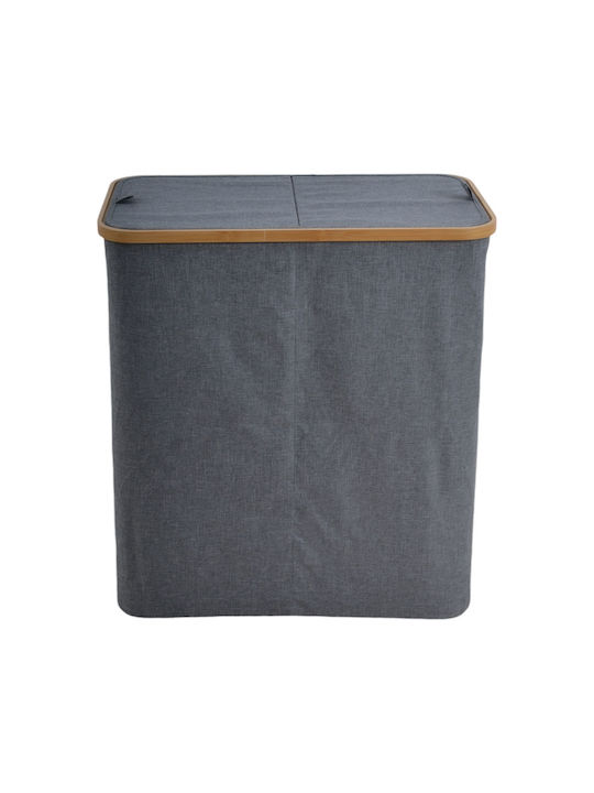 Ankor Fabric Laundry Basket 105lt with Cap 54x33x59cm Gray