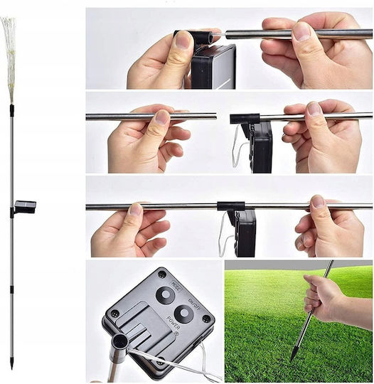 150 LED Lights 0.9 m Warm White Solar Firework Type