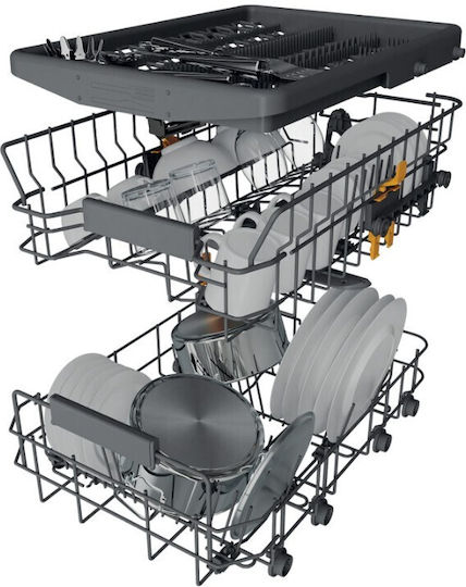 Whirlpool Vollintegrierter Geschirrspüler für 11 Gedecke B45xH82cm