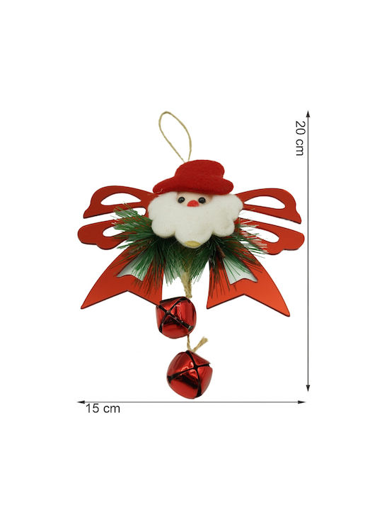 Hängendes Glocke Ornament Rot 15x20cm