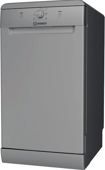 Indesit Ελεύθερο Πλυντήριο Πιάτων για 10 Σερβίτσια Aqua Stop Π45xY85εκ. Inox