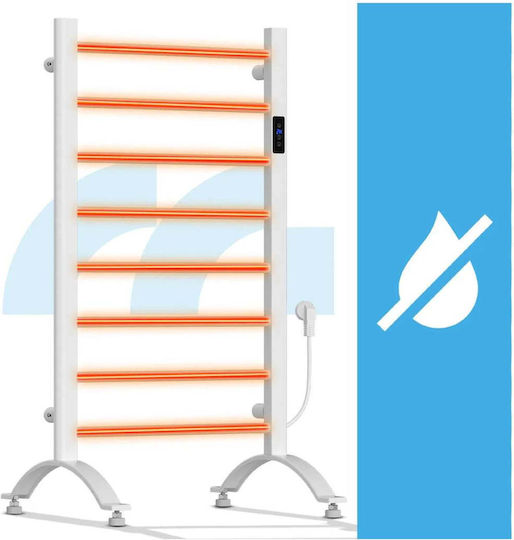MalTec Elektrische Handtuchheizkörper 200W 80,5x50cm Weiße