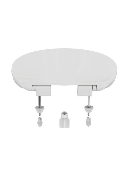 Ideal Standard Eurovit Toilettensitz Soft Close aus Bakelit 44,5x36,5cm Weiß