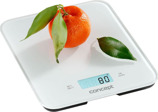 Concept Ψηφιακή Ζυγαριά Κουζίνας έως 15kg Λευκή