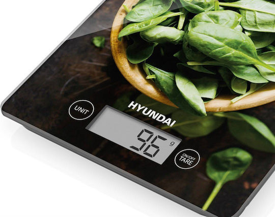 Hyundai Ψηφιακή Ζυγαριά Κουζίνας έως 5kg Πολύχρωμη