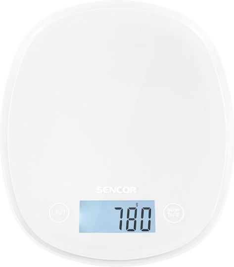 Sencor SKS 3 Ψηφιακή Ζυγαριά Κουζίνας έως 5kg White
