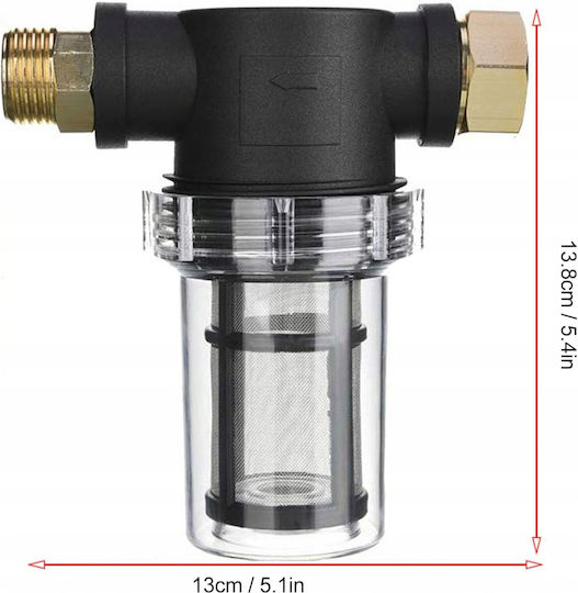 Water Filter 3/4" F 3/4" M 40 Microns Metal Screen 10 Bar