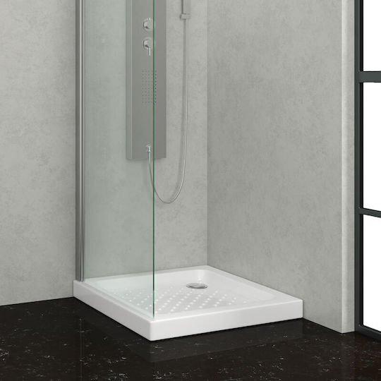 Karag Quadratisch Porzellan Dusche x72cm Braun