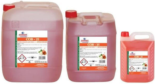 Cobart Chemicals Υγρό Πιάτων με Άρωμα Μήλο & Ξύδι Απολυμαντικό 4lt