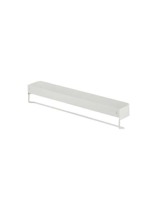 Sealskin Brix Montat pe perete Raft Baie Metal 55x8x10cm Albă