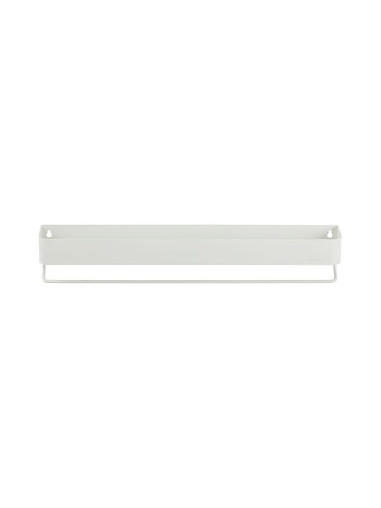 Sealskin Brix Montat pe perete Raft Baie Metal 55x8x10cm Albă
