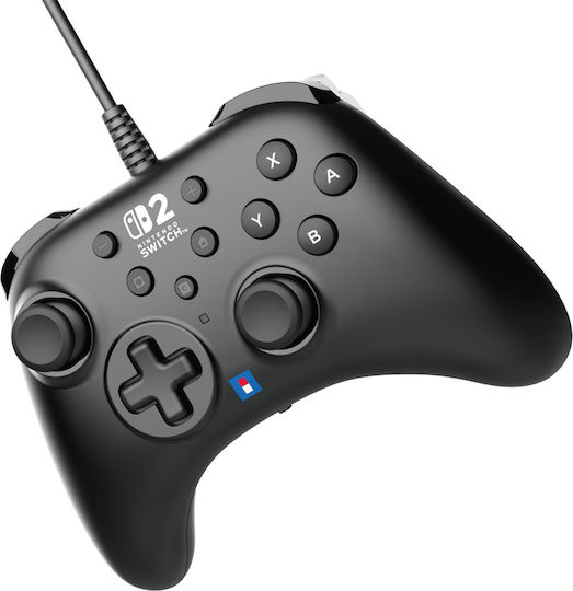 Hori HORIPAD Turbo Wired Gamepad for Switch 2 Black